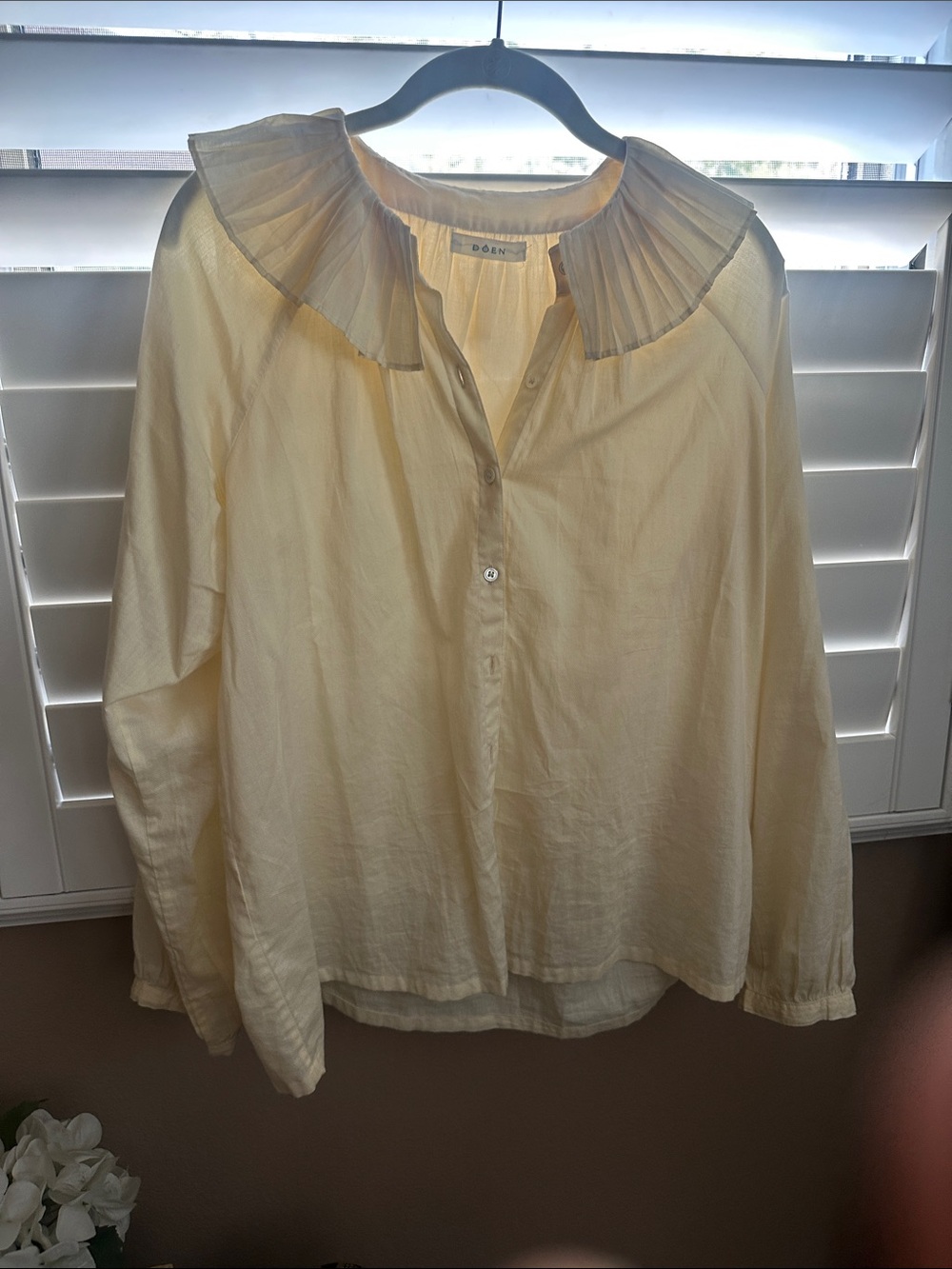 Doen Aster blouse Size Large